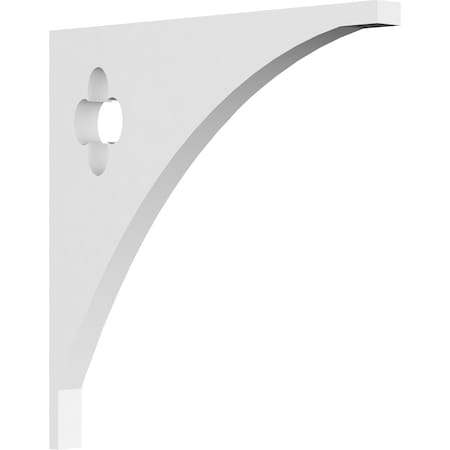 Turner Architectural Grade PVC Bracket, 5/8W X 8D X 8H